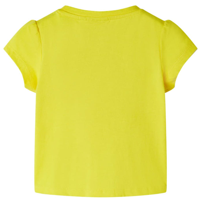 Tricou pentru copii, galben, 104 WALTI