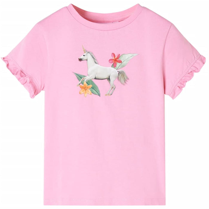Tricou pentru copii cu mâneci lungi, roz aprins, 92 WALTI