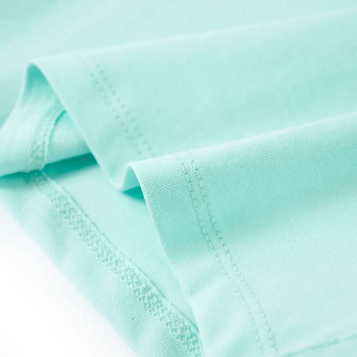 Tricou copii cu mâneci scurte, turcoaz deschis, 104 - WALTI WALTI