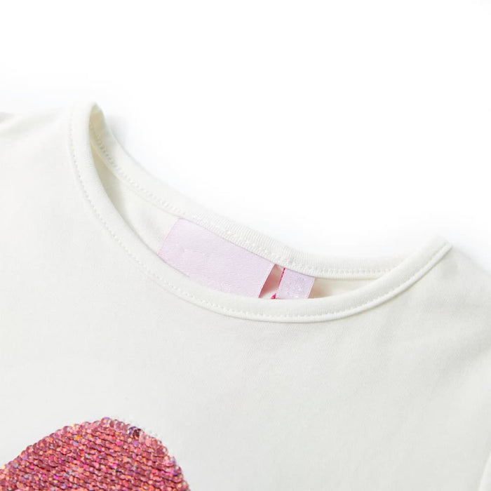 Tricou pentru copii, crem ecru, 140 WALTI
