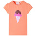 Tricou pentru copii, portocaliu neon, 104 - WALTI WALTI