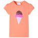 Tricou pentru copii, portocaliu neon, 116 - WALTI WALTI