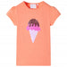 Tricou pentru copii, portocaliu neon, 128 - WALTI WALTI