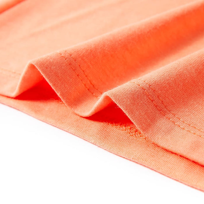 Tricou pentru copii, portocaliu neon, 128 - WALTI WALTI