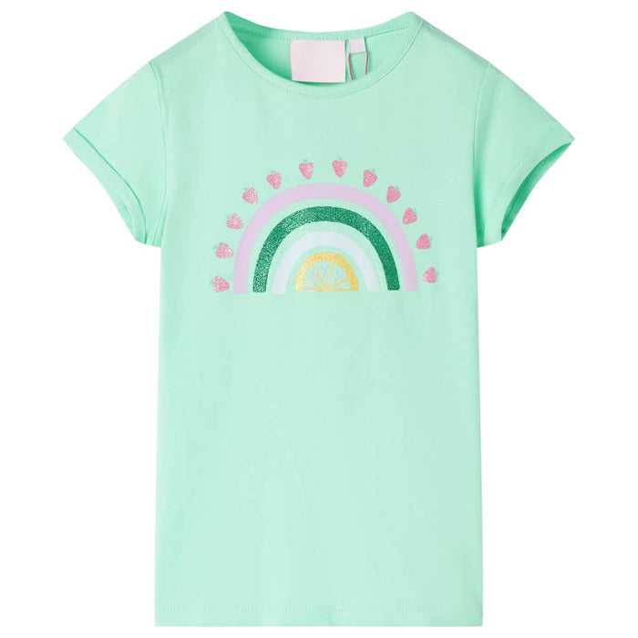 Tricou pentru copii, verde strălucitor, 92 WALTI