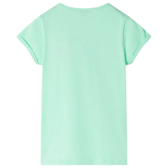 Tricou pentru copii, verde strălucitor, 104 - WALTI WALTI