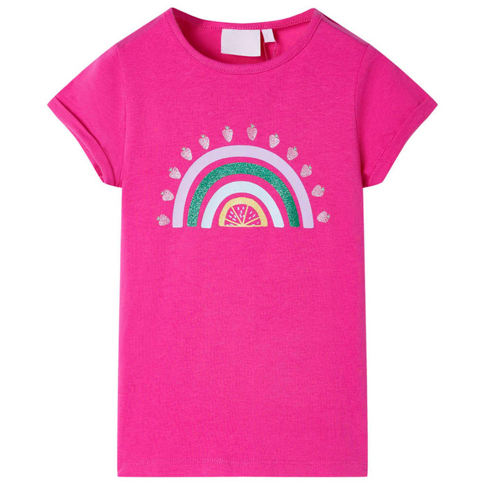 Tricou pentru copii, roz închis, 116 WALTI