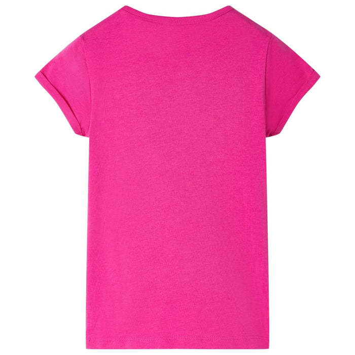 Tricou pentru copii, roz închis, 128 WALTI