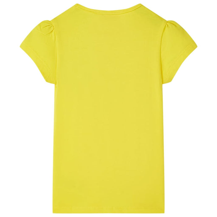 Tricou pentru copii, galben aprins, 140 - WALTI WALTI