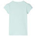 Tricou de copii mâneci tip șapcă, verde mentă, 128 - WALTI WALTI