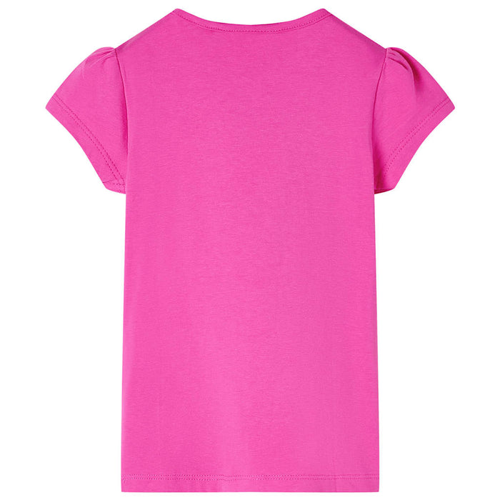 Tricou de copii, mâneci tip șapcă, roz închis, 104 - WALTI WALTI