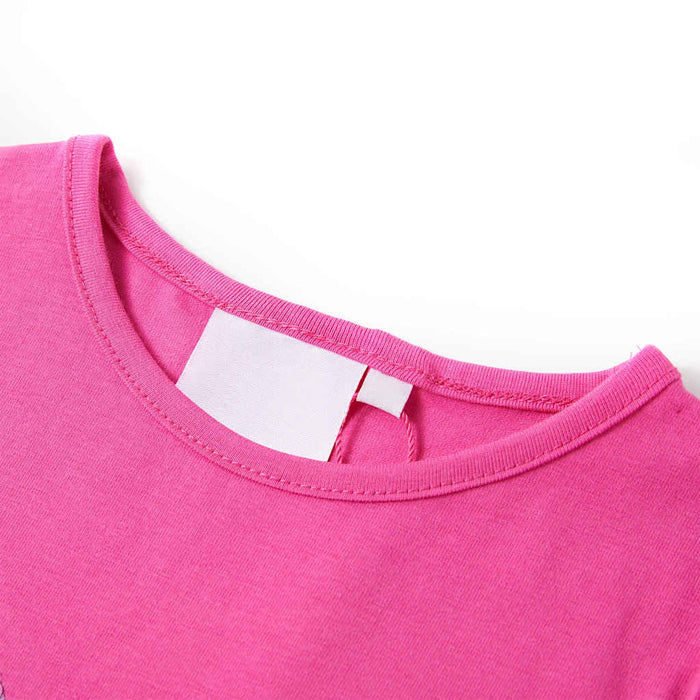 Tricou de copii, mâneci tip șapcă, roz închis, 104 - WALTI WALTI
