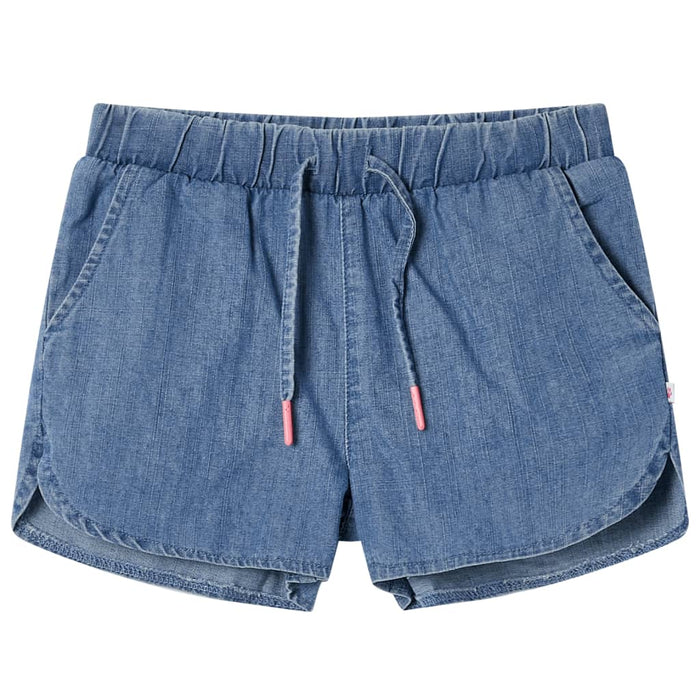 Pantaloni scurți pentru copii, albastru denim, 92 WALTI