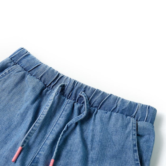 Pantaloni scurți pentru copii, albastru denim, 92 WALTI