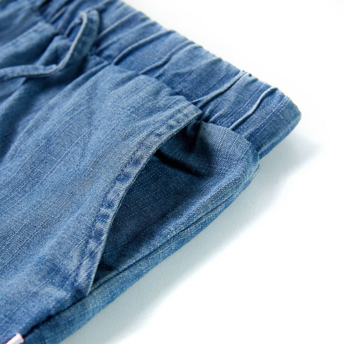 Pantaloni scurți pentru copii, albastru denim, 92 WALTI