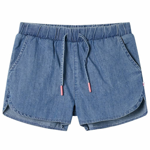 Pantaloni scurți pentru copii, albastru denim, 104 - WALTI WALTI