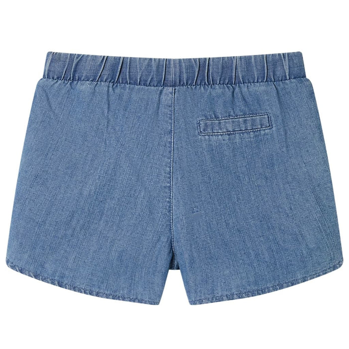 Pantaloni scurți pentru copii, albastru denim, 116 WALTI