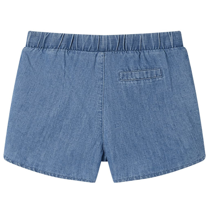 Pantaloni scurți pentru copii, albastru denim, 140 - WALTI WALTI