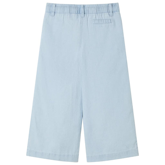 Pantaloni pentru copii, albastru denim pal, 104 WALTI