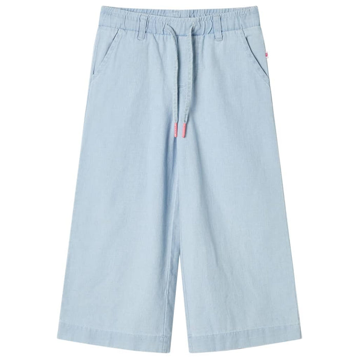 Pantaloni pentru copii, albastru denim pal, 128 WALTI