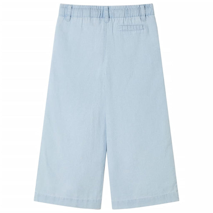 Pantaloni pentru copii, albastru denim pal, 128 WALTI