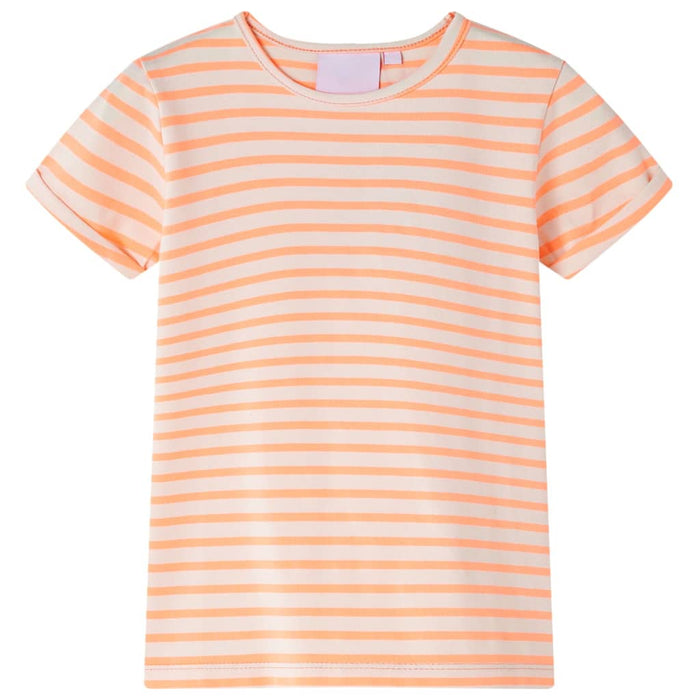 Tricou pentru copii, portocaliu neon, 116 - WALTI WALTI