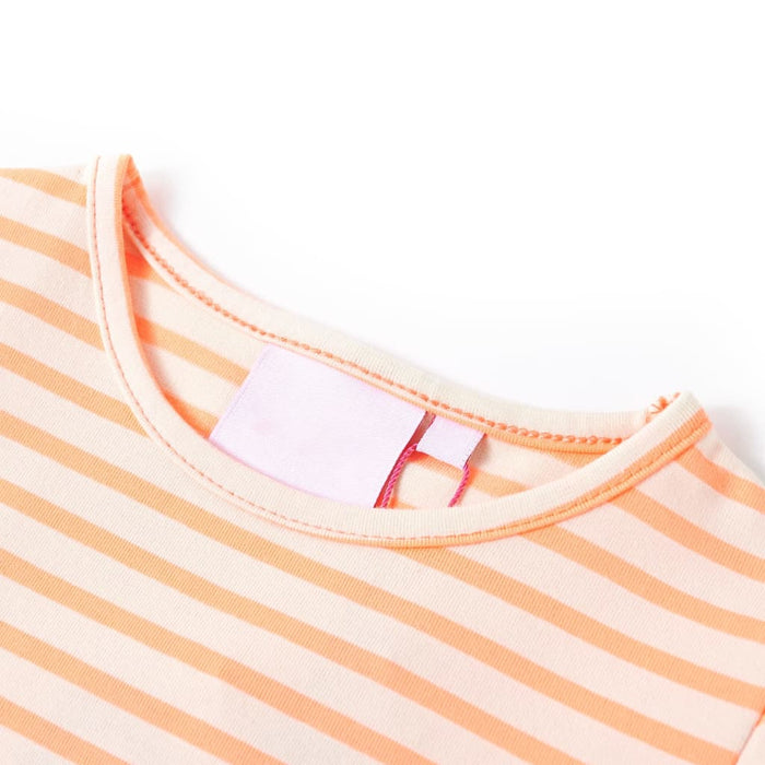 Tricou pentru copii, portocaliu neon, 116 - WALTI WALTI