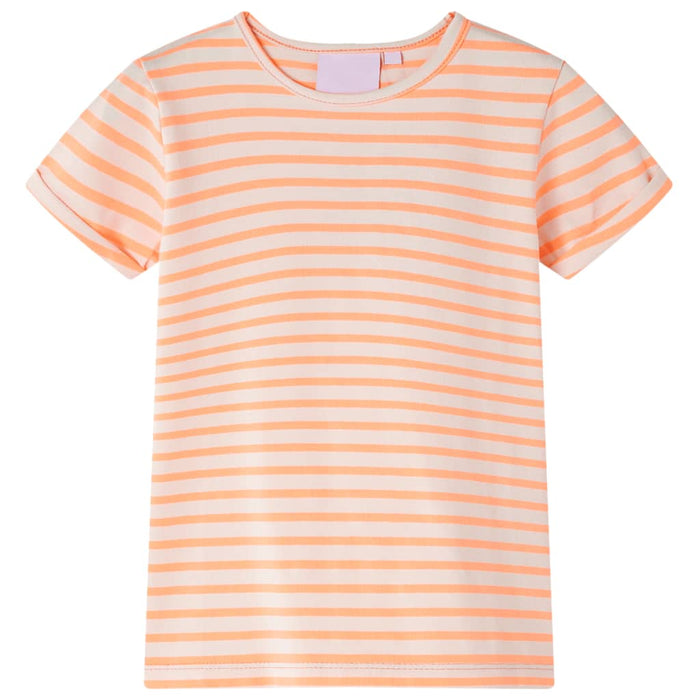 Tricou pentru copii, portocaliu neon, 128 - WALTI WALTI