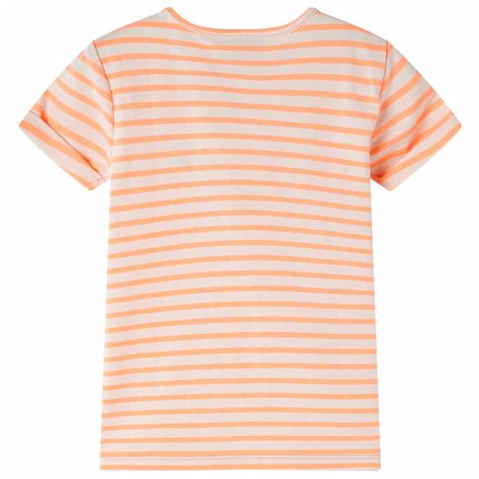Tricou pentru copii, portocaliu neon, 128 - WALTI WALTI