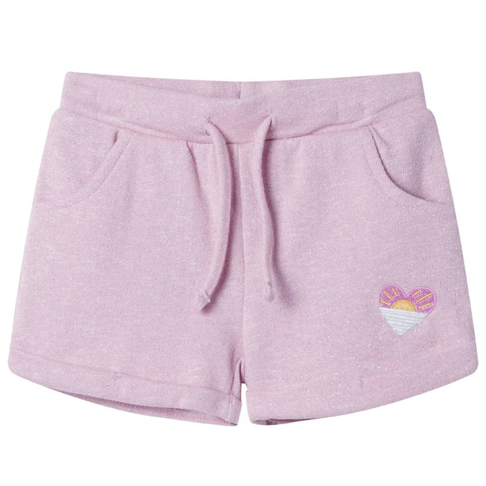 Pantaloni pentru copii cu șnur, lila combinat, 92 WALTI