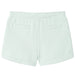 Pantaloni scurți de copii cu șnur, verde mentă deschis combinat, 92 - WALTI WALTI