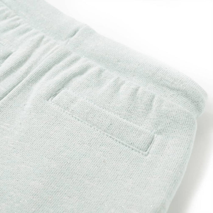 Pantaloni scurți de copii cu șnur, verde mentă deschis combinat, 92 - WALTI WALTI