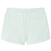 Pantaloni scurți de copii cu șnur, verde mentă deschis combinat, 116 - WALTI WALTI