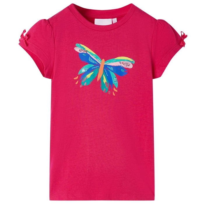 Tricou pentru copii, roz aprins, 104 WALTI
