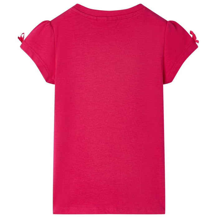 Tricou pentru copii, roz aprins, 104 WALTI