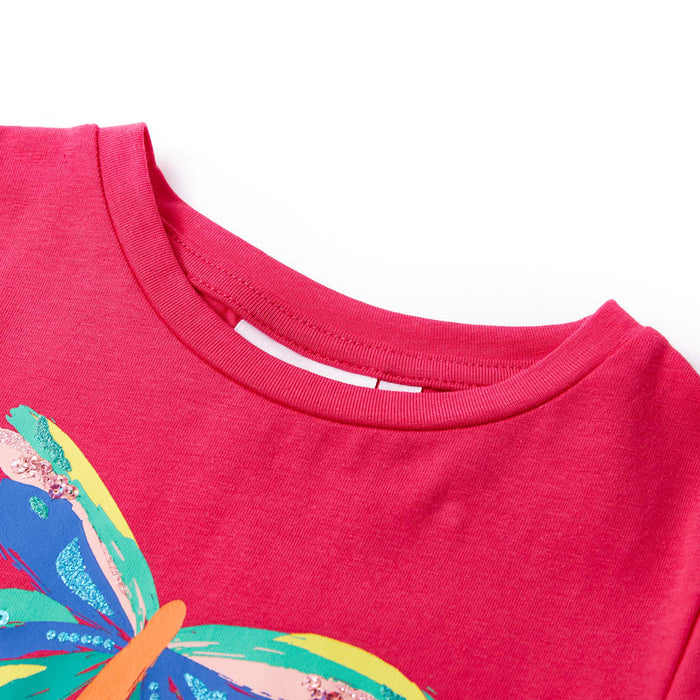 Tricou pentru copii, roz aprins, 104 WALTI