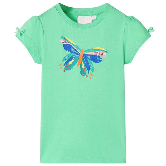 Tricou pentru copii, verde deschis, 104 WALTI