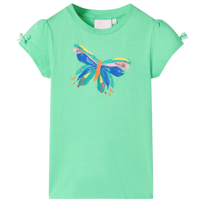 Tricou pentru copii, verde deschis, 116 WALTI