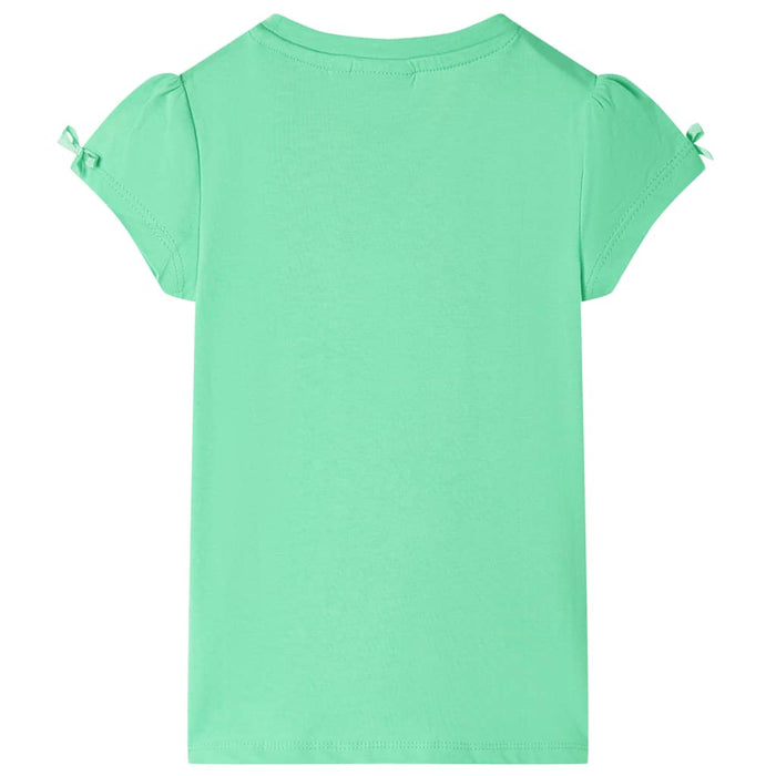 Tricou pentru copii, verde deschis, 116 WALTI