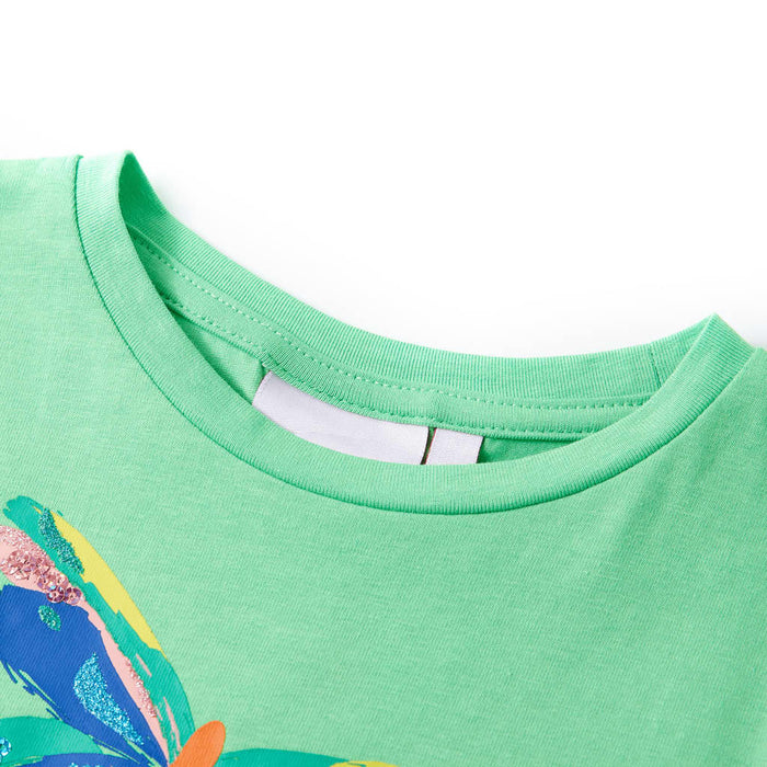 Tricou pentru copii, verde deschis, 116 WALTI