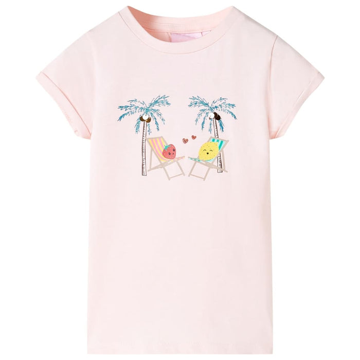 Tricou pentru copii, roz deschis, 140 WALTI