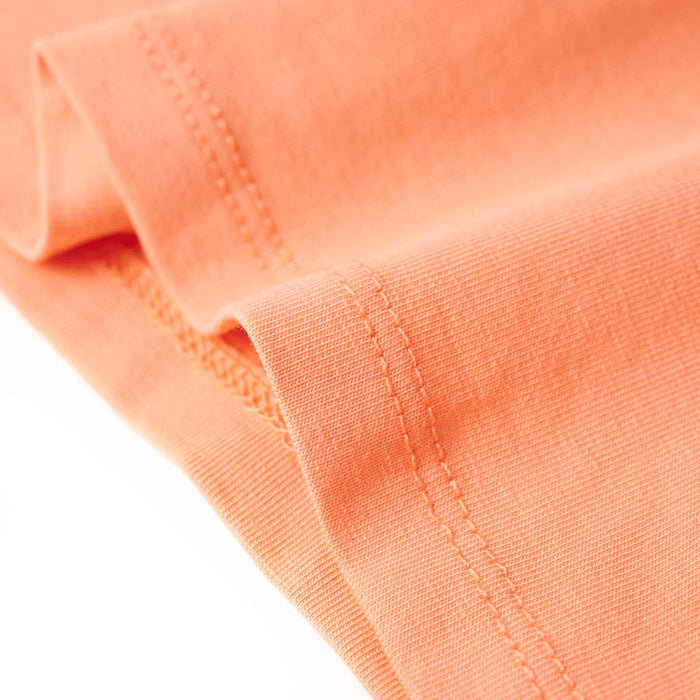 Tricou pentru copii, piersică, 128 - WALTI WALTI