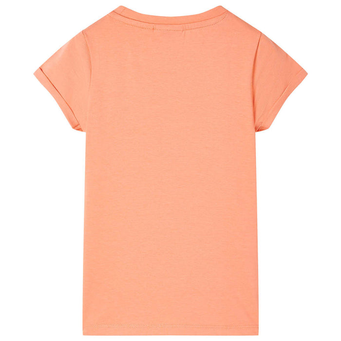 Tricou pentru copii, piersică, 140 - WALTI WALTI