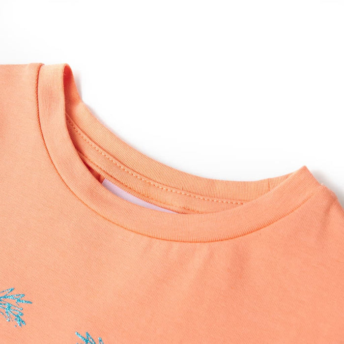 Tricou pentru copii, piersică, 140 - WALTI WALTI