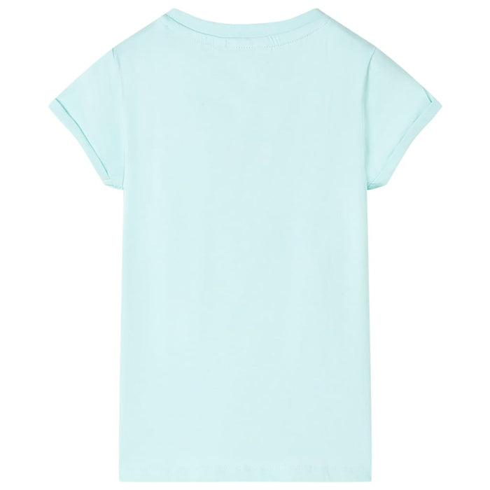 Tricou pentru copii, turcoaz deschis, 140 WALTI