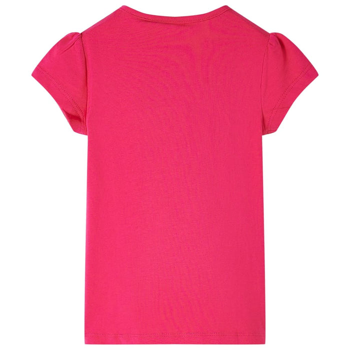 Tricou de copii, roz aprins, 116 WALTI