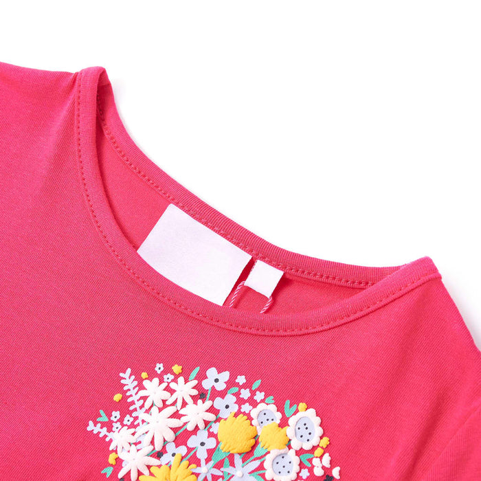 Tricou de copii, roz aprins, 128 - WALTI WALTI