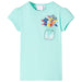 Tricou pentru copii, verde mentă deschis, 128 - WALTI WALTI