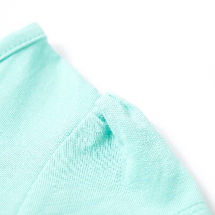 Tricou pentru copii, verde mentă deschis, 128 - WALTI WALTI