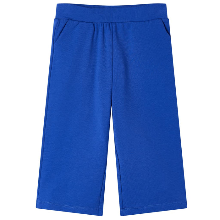 Pantaloni pentru copii cu picioare largi, albastru cobalt, 92 WALTI